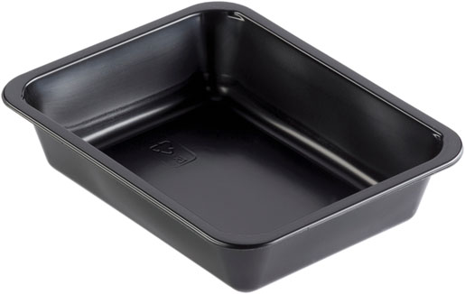 160063 Pojemnik Caterline 227 x 178 x 50 mm Czarny 1-Komory