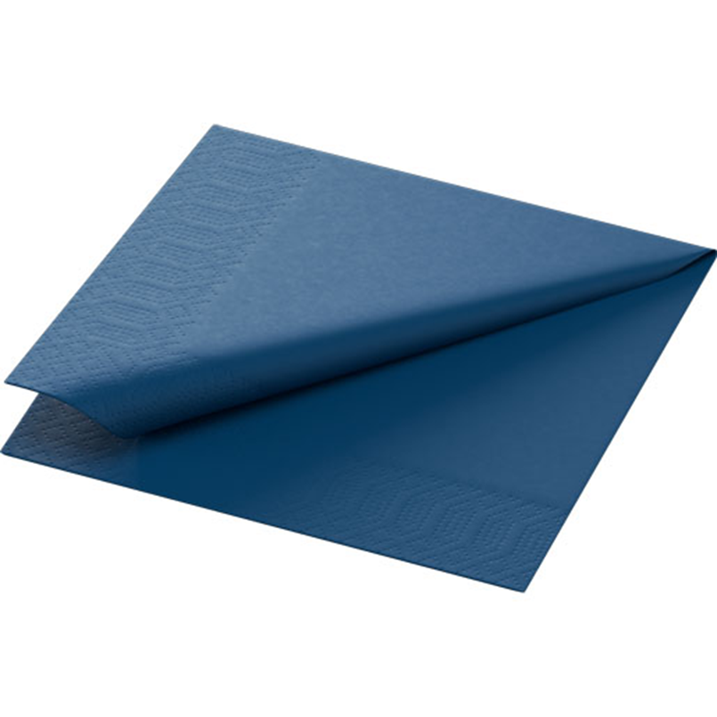 168384 Serwetka Tissue 24 x 24 cm Granatowy 2-warstwowa