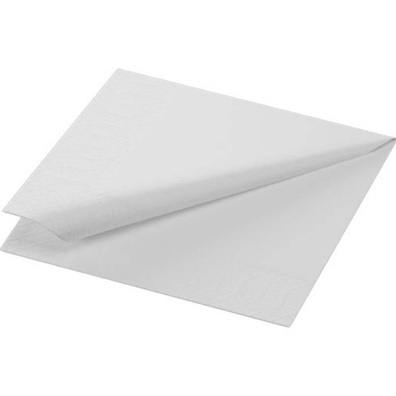 168396 Serwetka Tissue 24 x 24 cm Biały 2-warstwowa