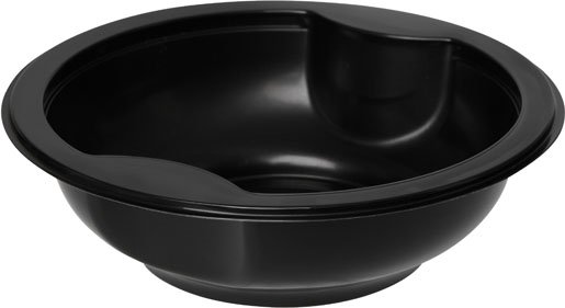 177907 Miska 153 x 153 x 45 mm Czarny 1-Komory