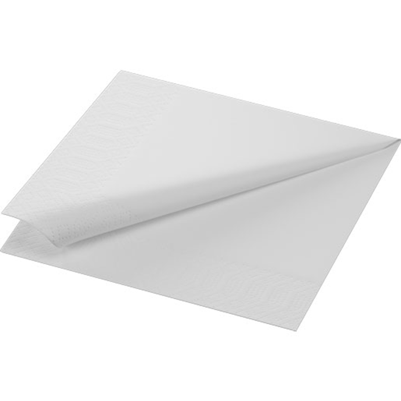 180376 Serwetka Tissue 33 x 33 cm Biały 2-warstwowa