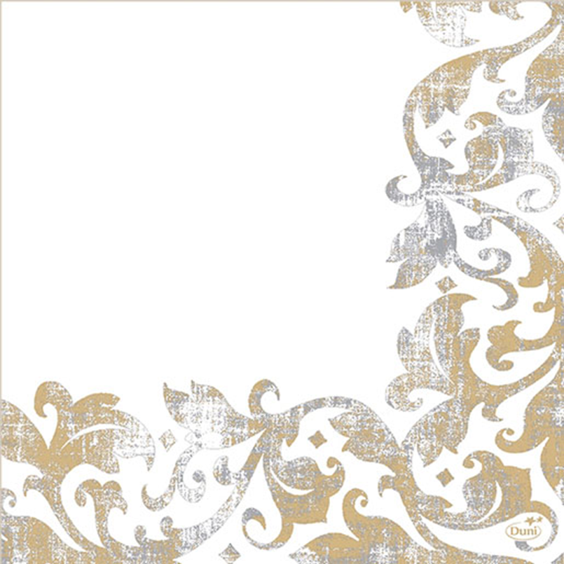 186960 Serwetka Dunisoft® 40 x 40 cm Festiva White