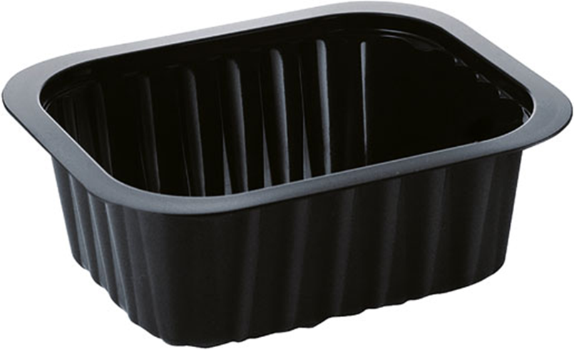 758002 Pojemnik na przystawki 138 x 114 x 53 mm Czarny 1-Komory