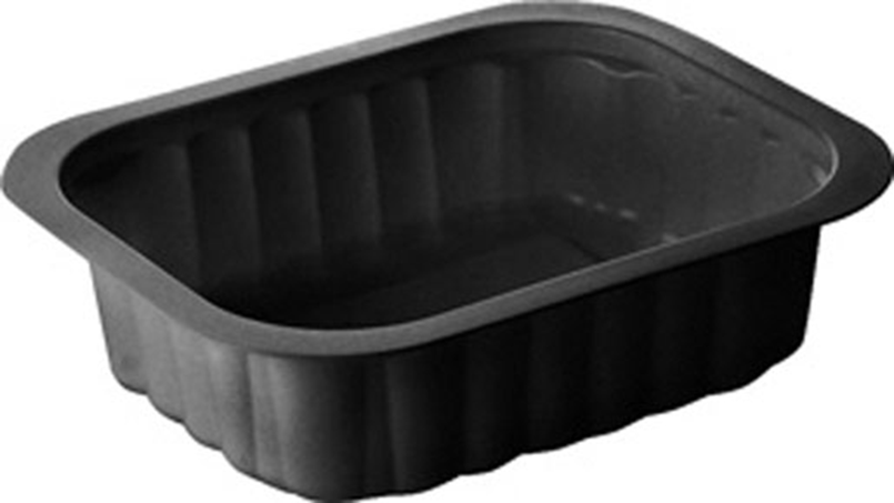 758512 Pojemnik na przystawki 138 x 114 x 35 mm Czarny 1-Komory